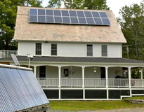 Picture of Enfield, NH, Zero Energy Building, Solar hot water