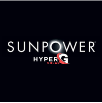 Authorized SunPower Dealer, HyperG Solar logo