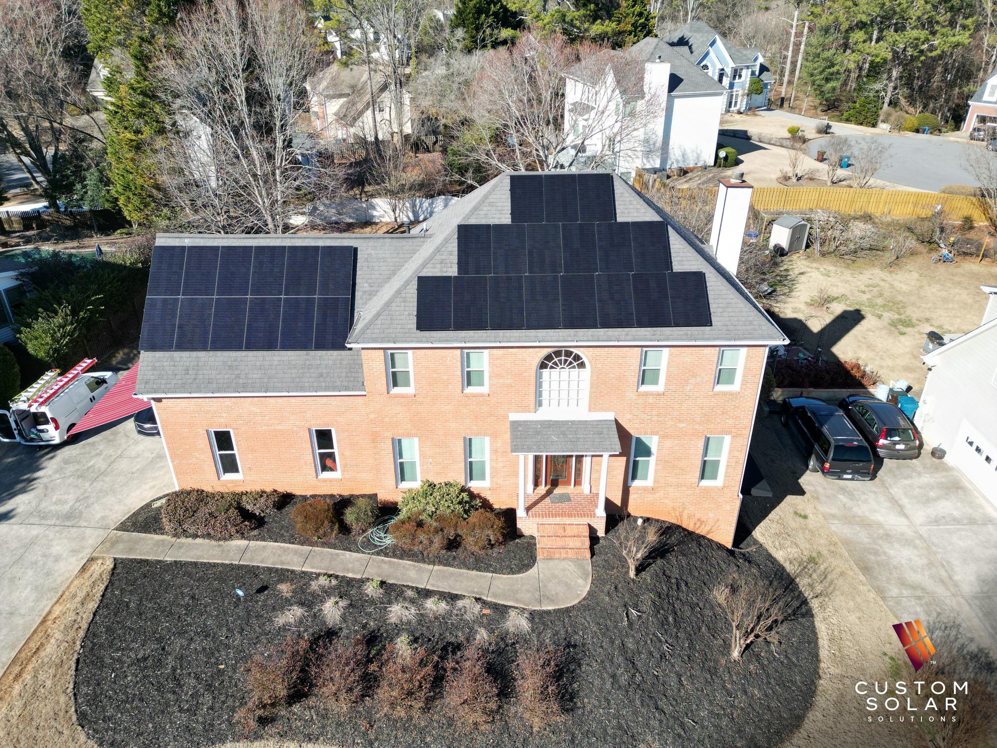 Solar Panel Installation by Custom Solar Solutions