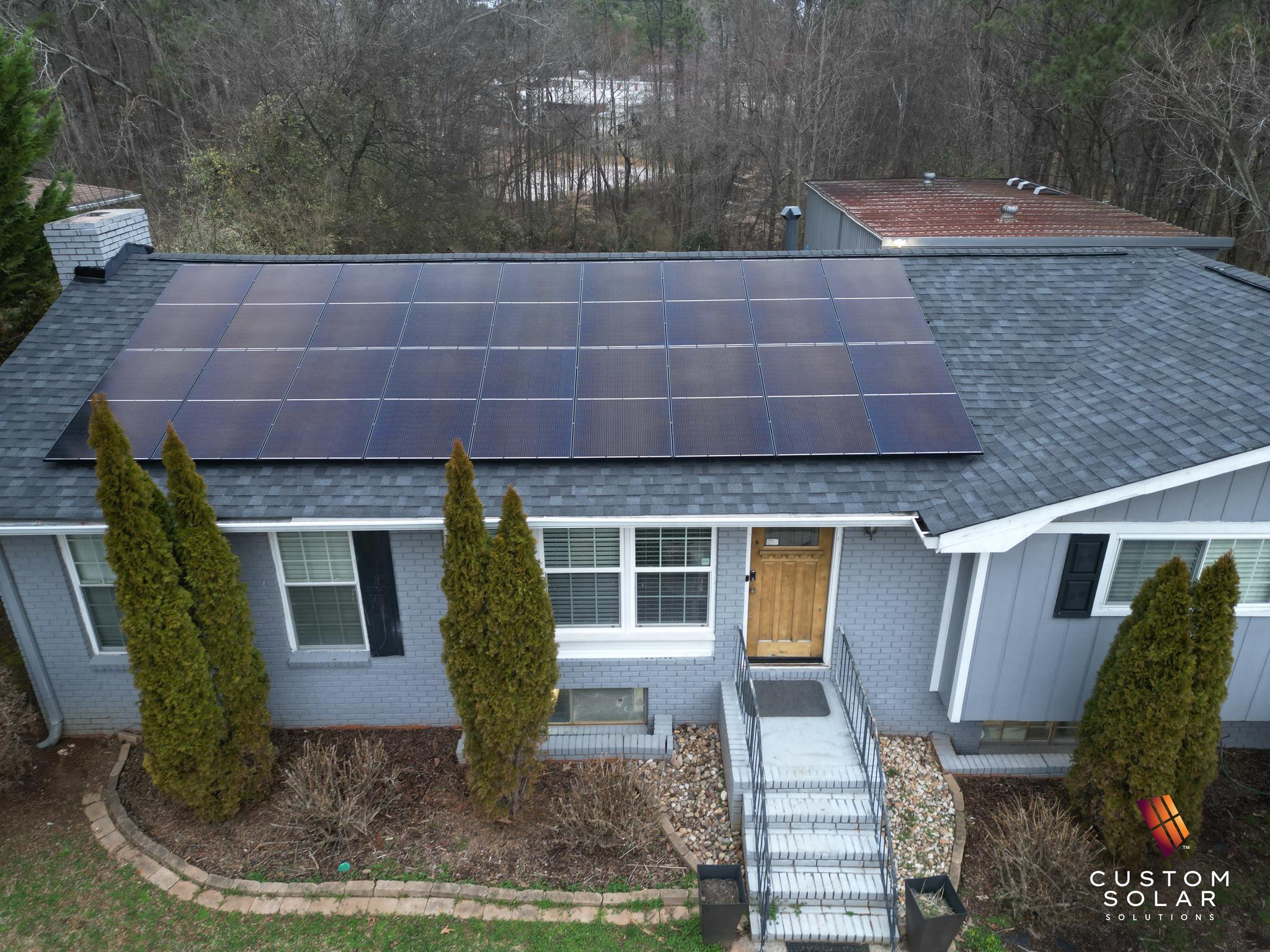 Solar Panel Installation by Custom Solar Solutions