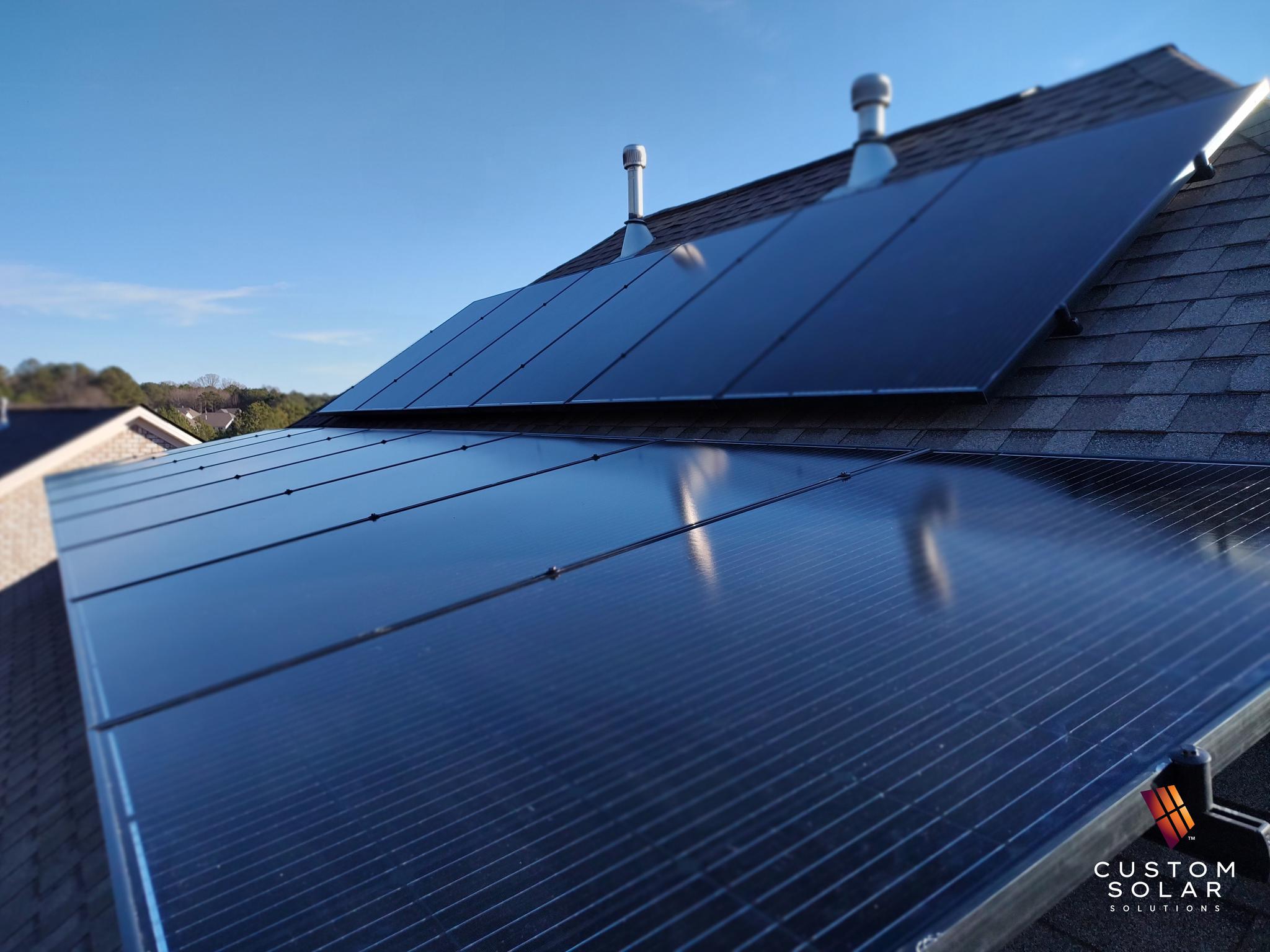 Solar Panel Installation by Custom Solar Solutions