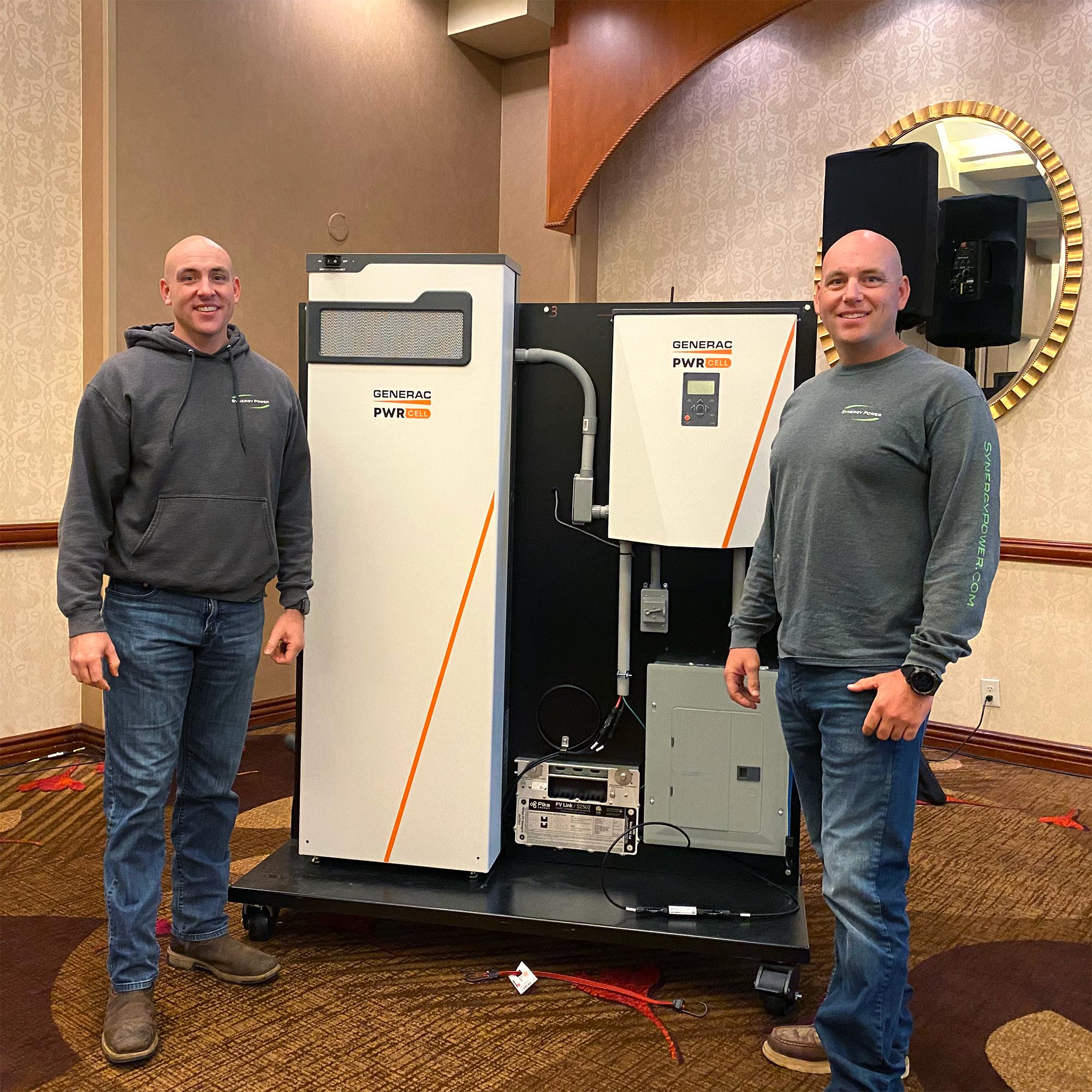 Generac PWRcell training for our CEO and COO