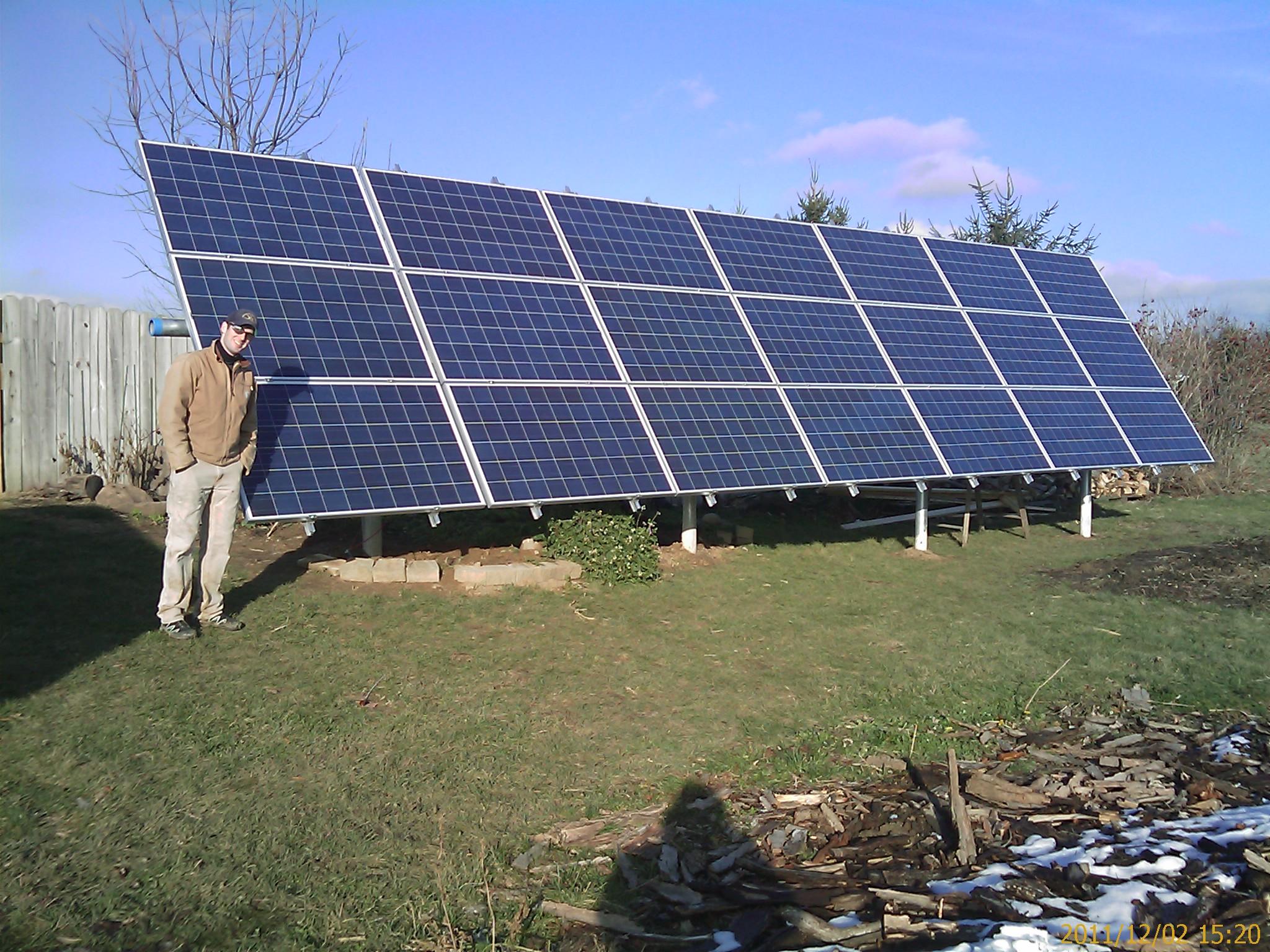 Hi Profile Ground Mount, 5kW