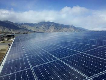 87.5 kW PV Solar System consisting of roof mounted solar panels in Hawthorne, NV