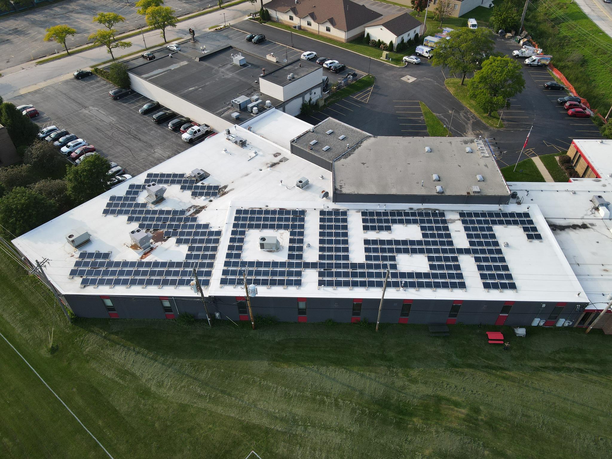 Current Electric HQ is powered by the sun.
