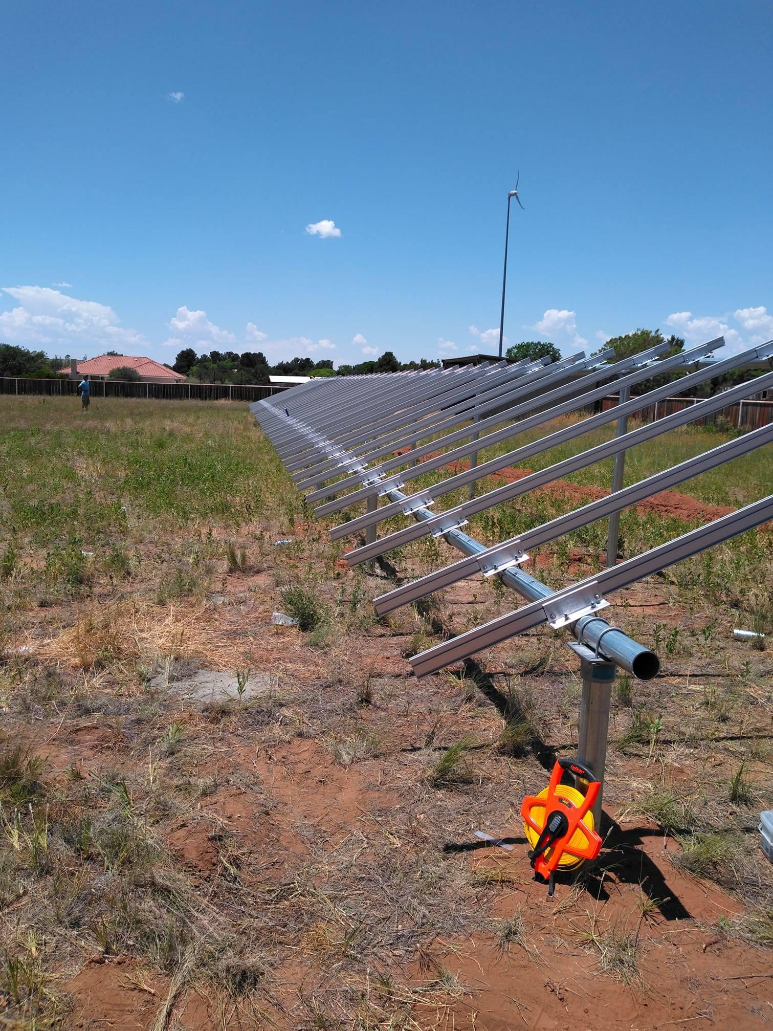 Racking for a ground mount