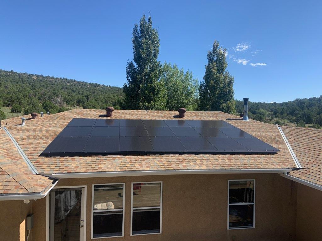 Solar Array on Pitched Roof