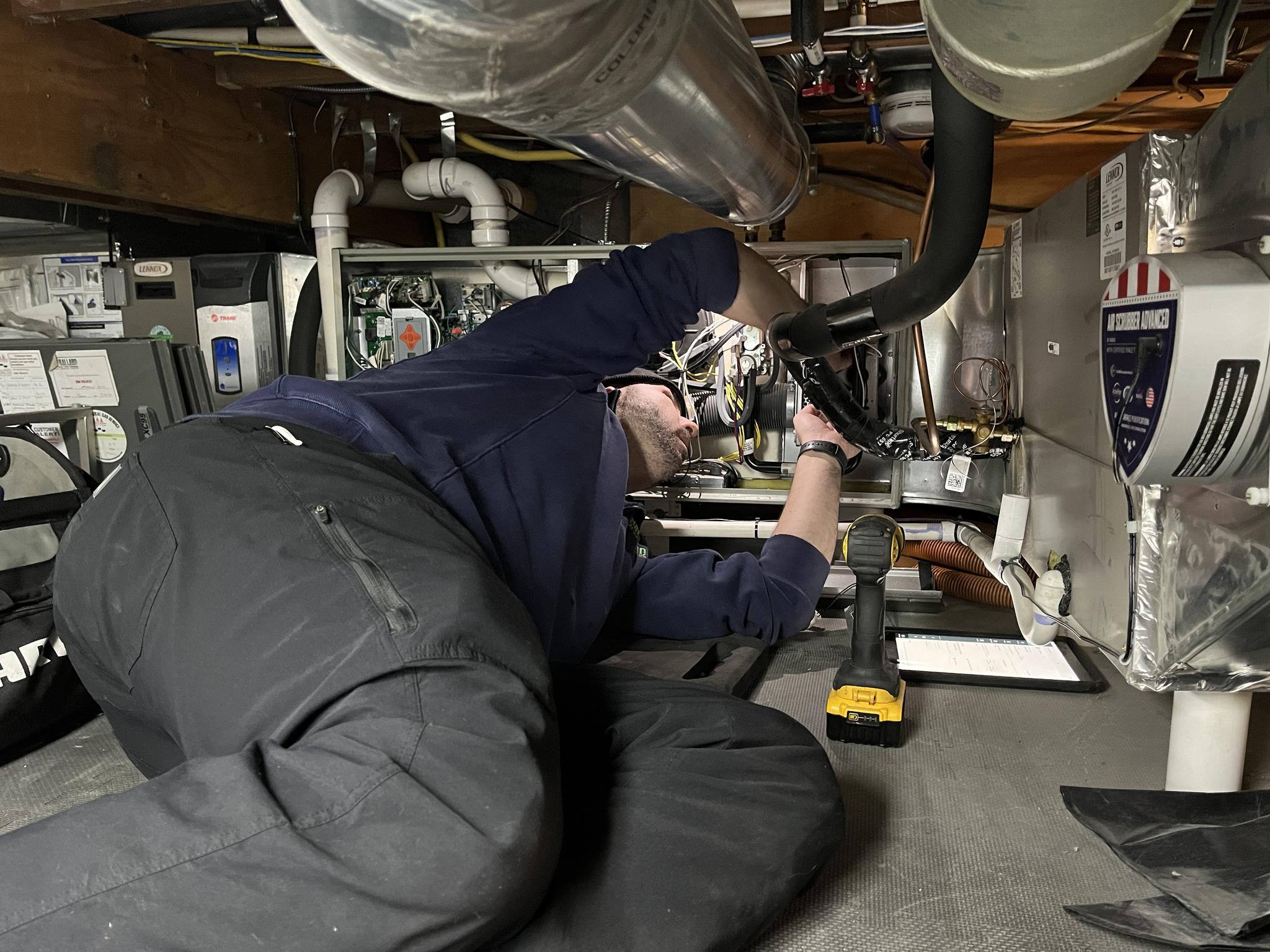 Maintenance on Air Handler