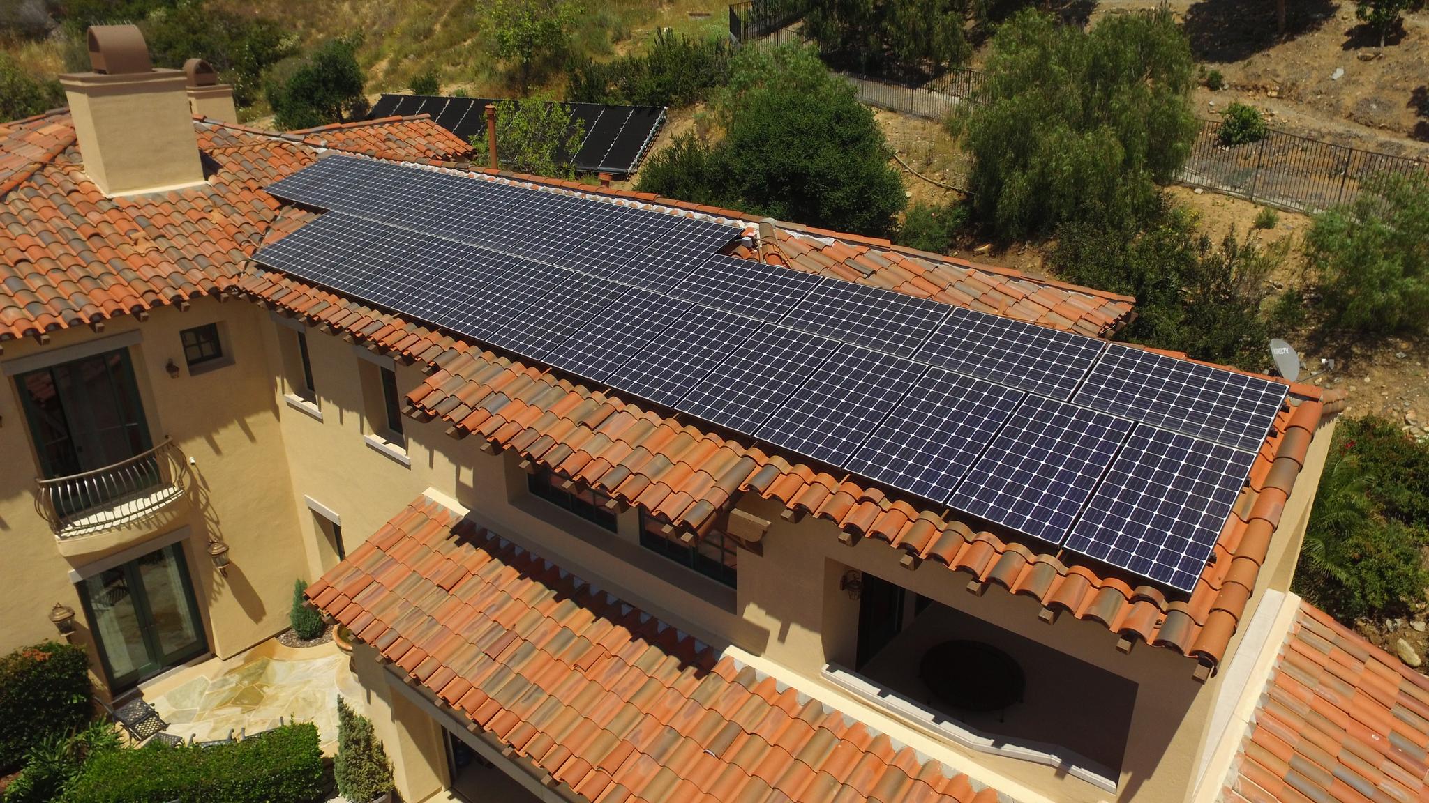 San Diego Residential Solar Installation in Rancho Santa Fe CA
