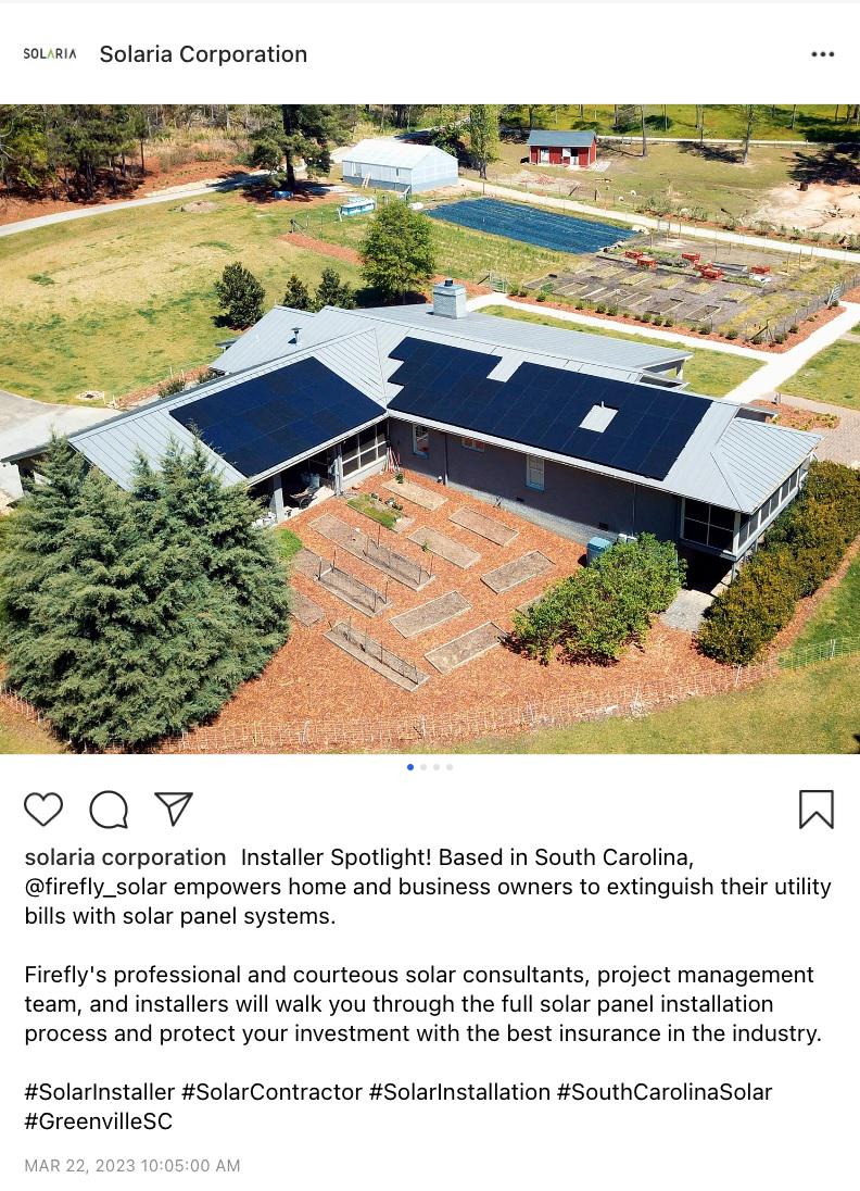 Solaria Instagram Spotlight March 22, 2023