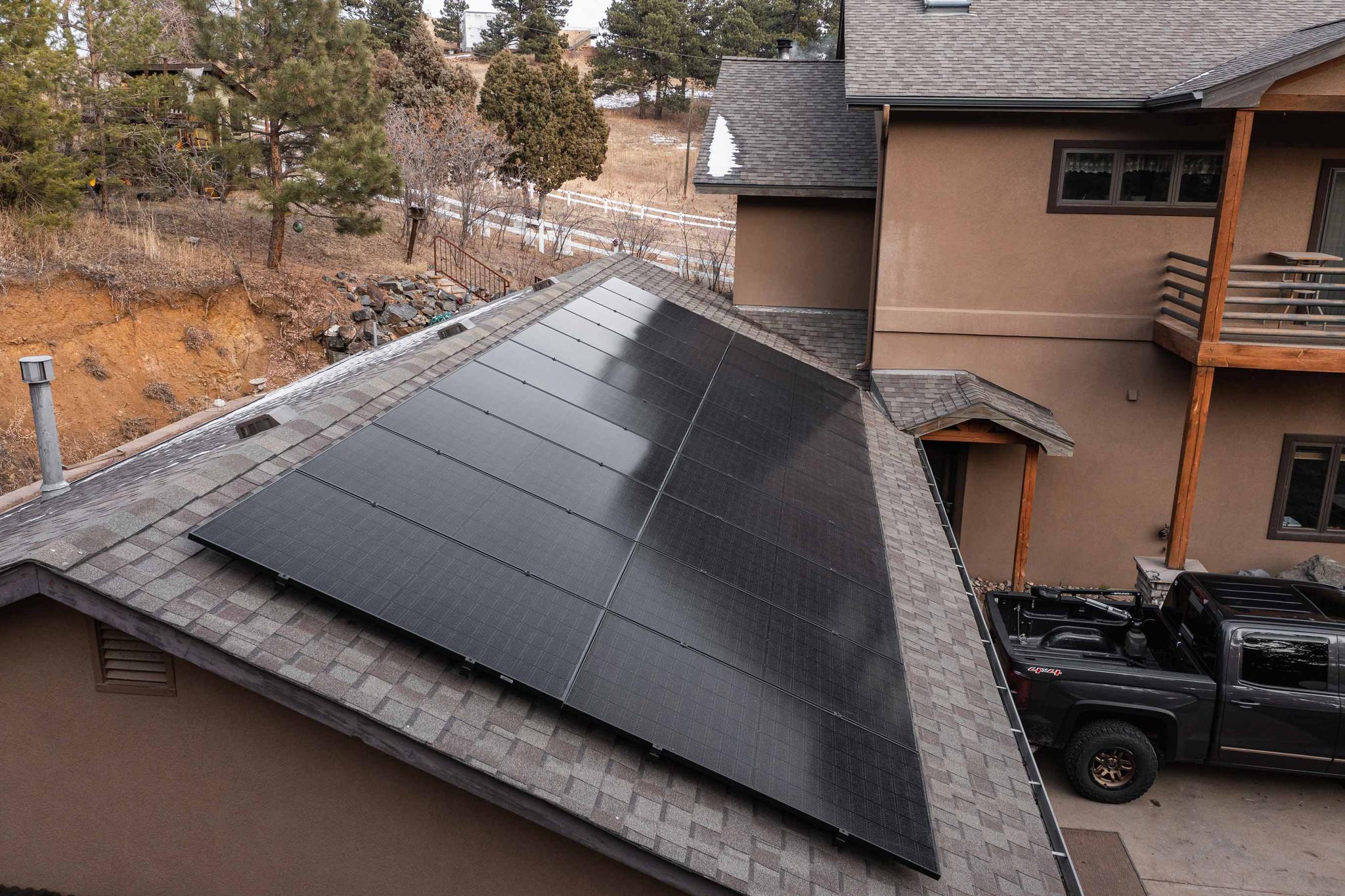 This is a 7.6KW system in Golden, CO with QCELL 400W panels and IQ8PLUS microinverters