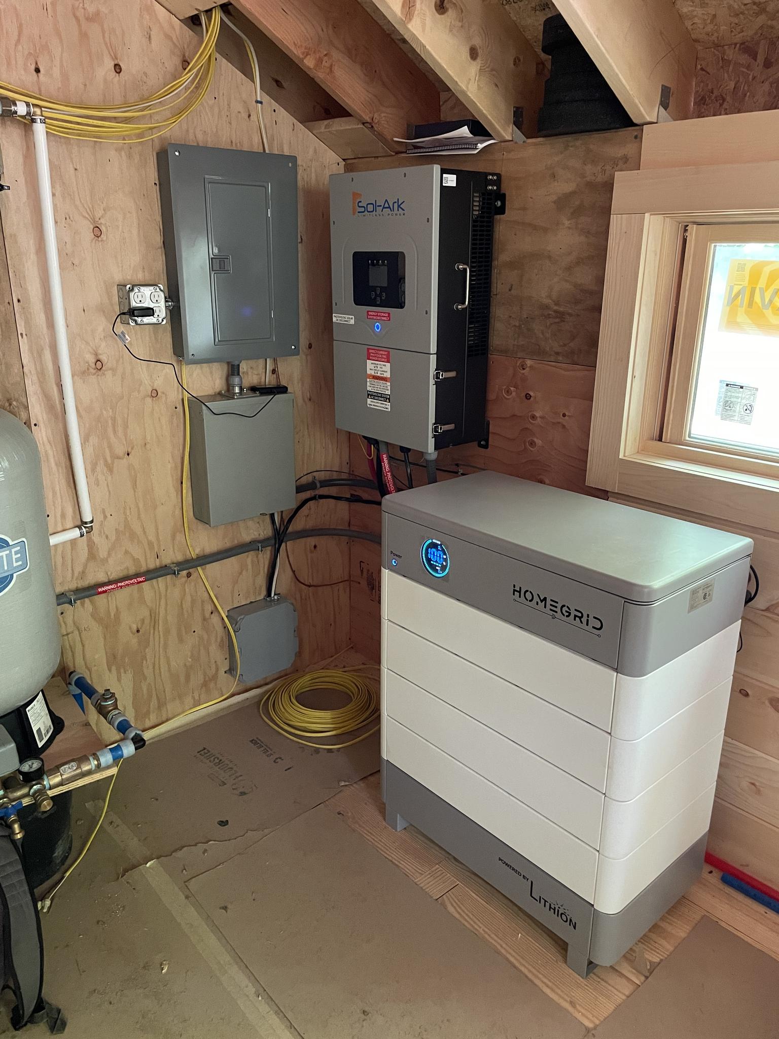 Off gird installation