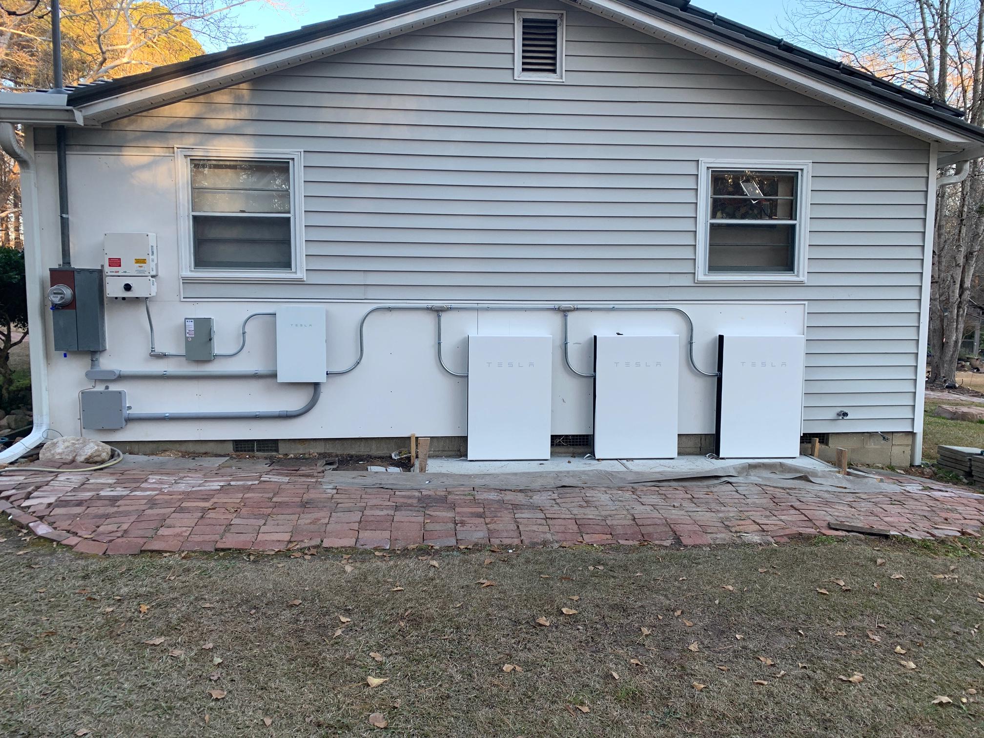 3 Tesla Powerwall Batteries - Raleigh, NC