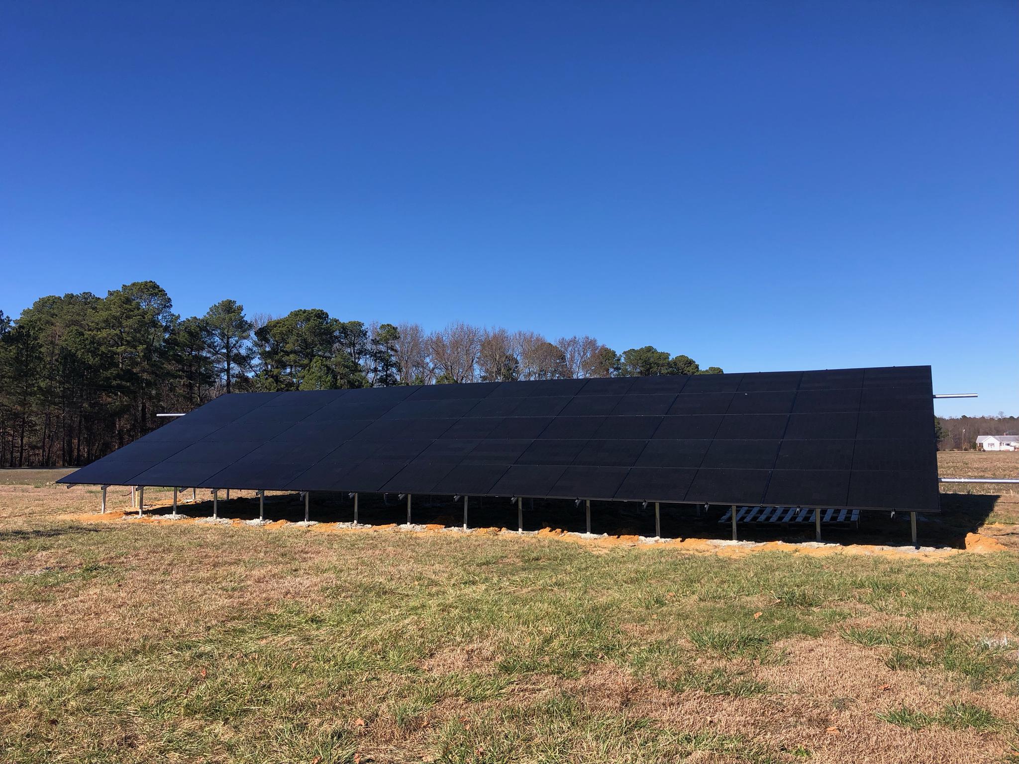 Ground Mount with Battery