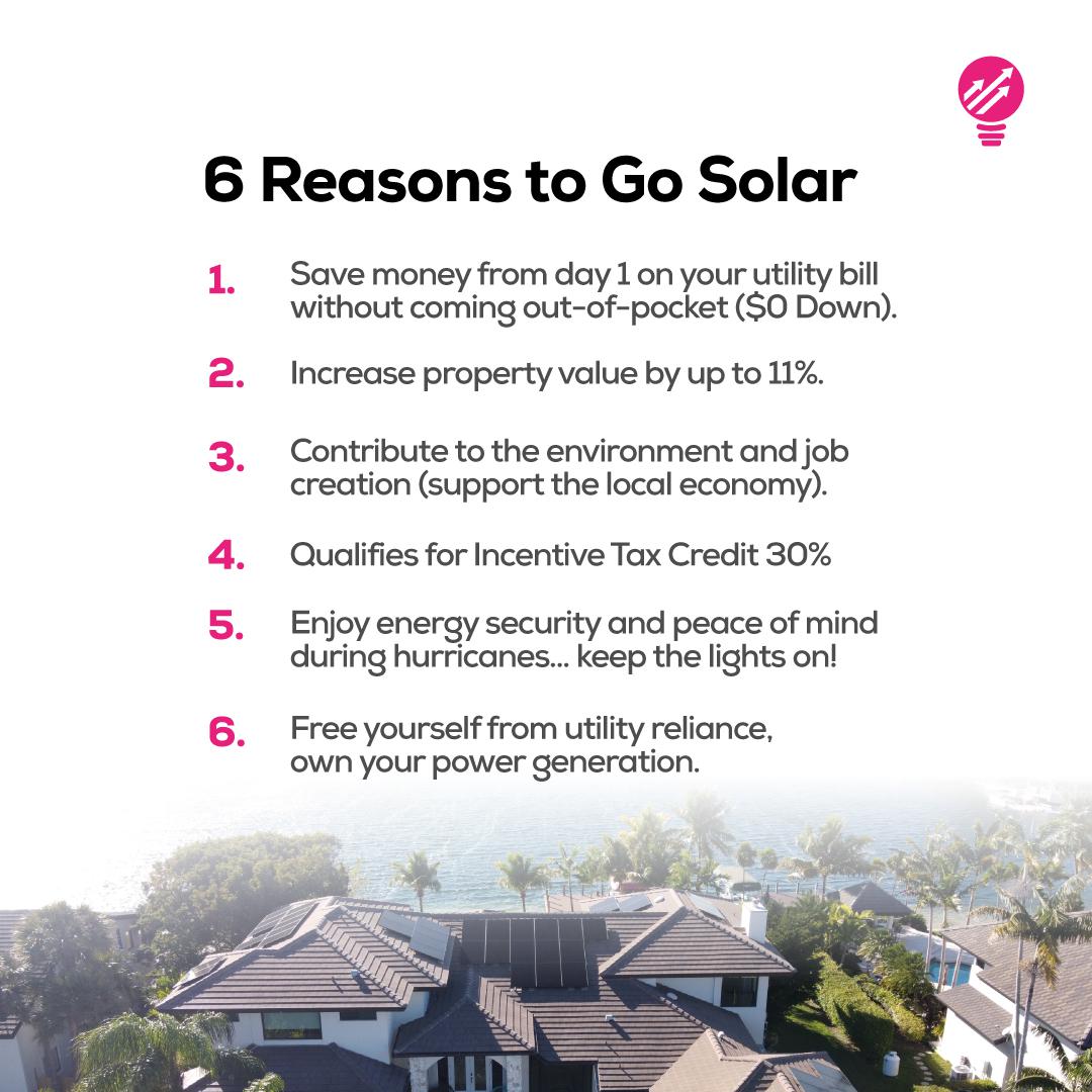 6 Reasons to Go Solar