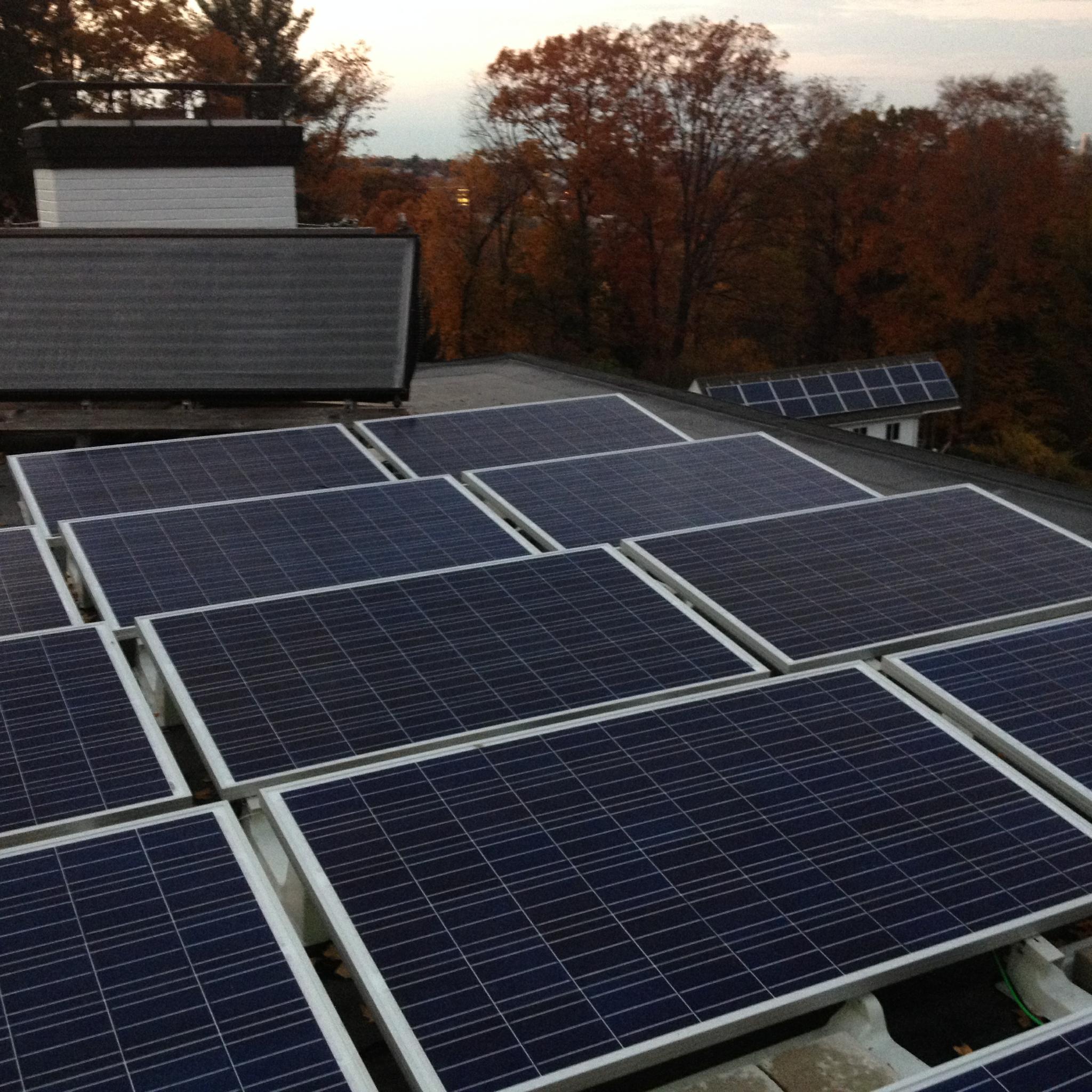 6 kw Photovoltaic Array & Solar Hot Water