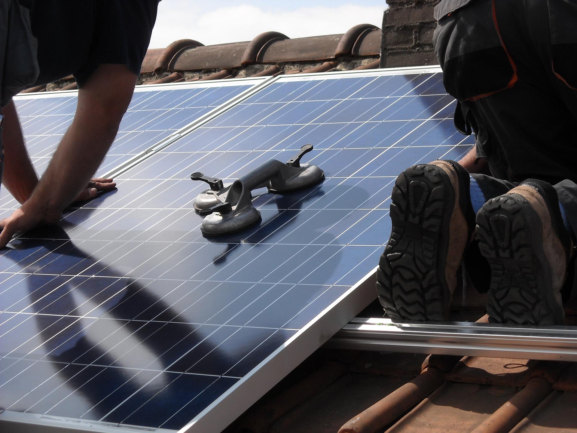 Fontana solar panel installation