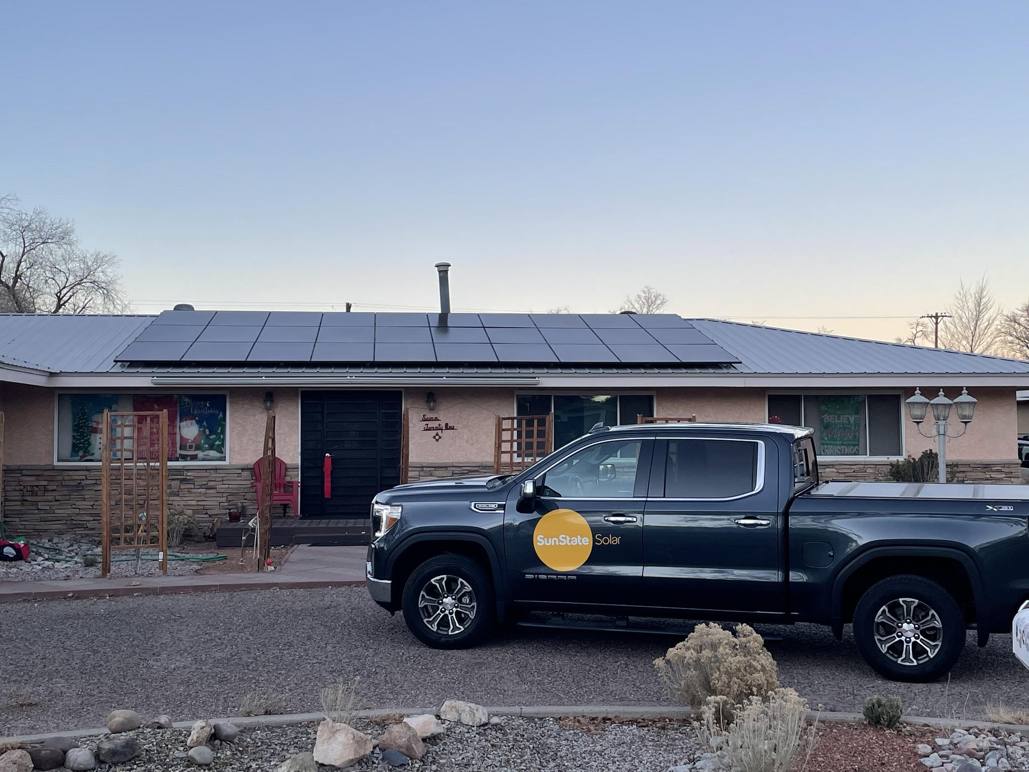 Metal roof installation