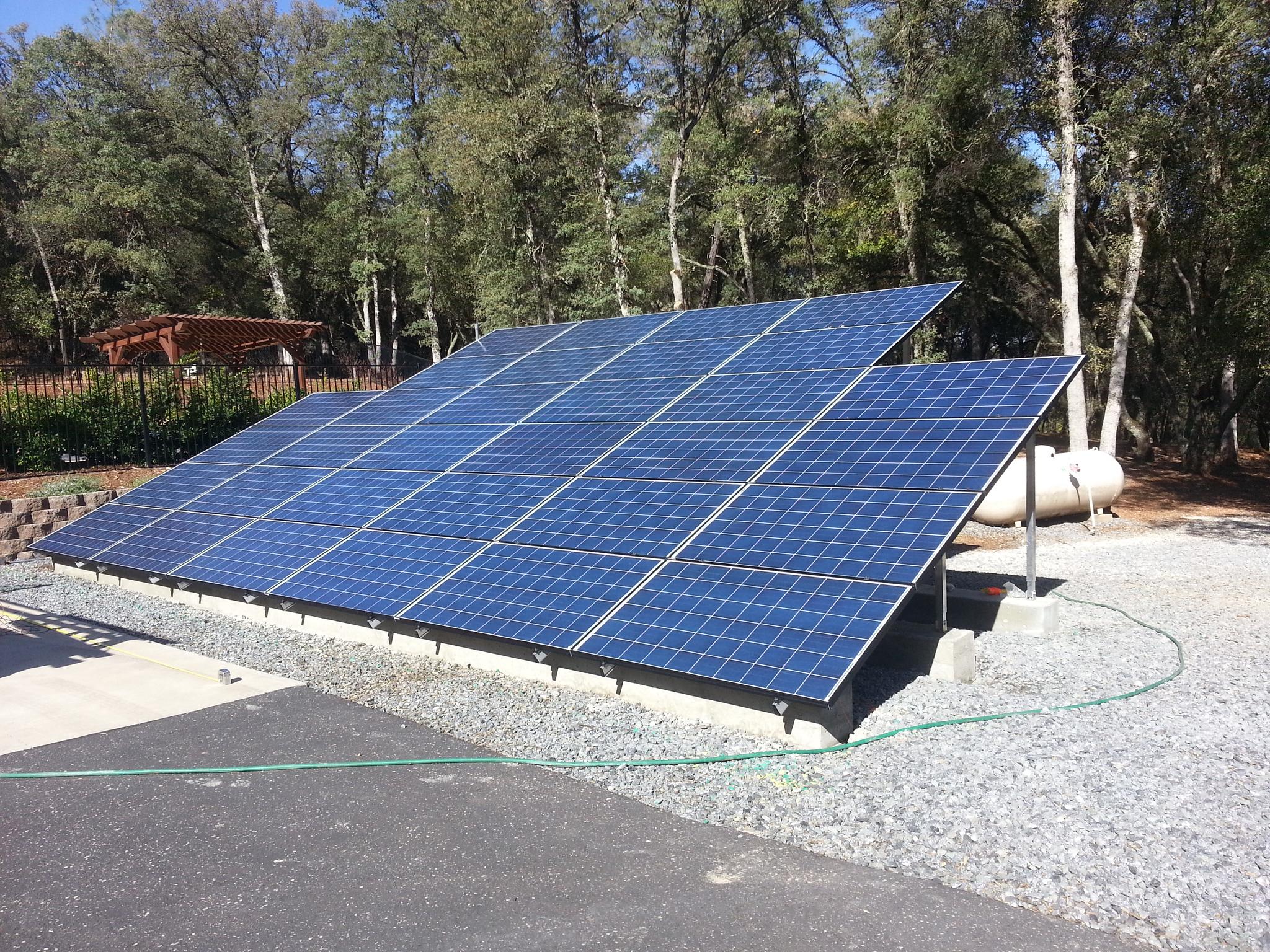 On grade custom ground mount