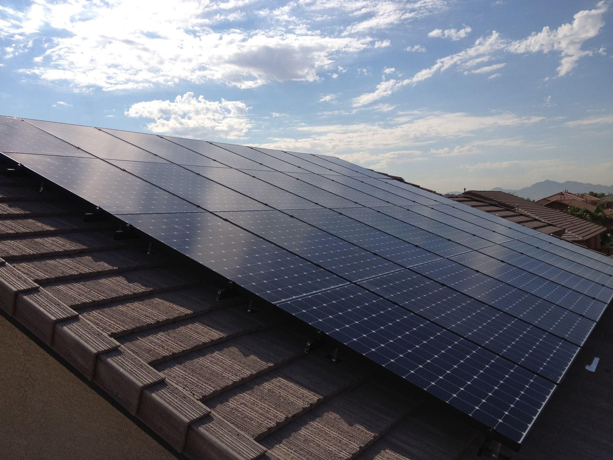 Concrete Flat Tile Install
