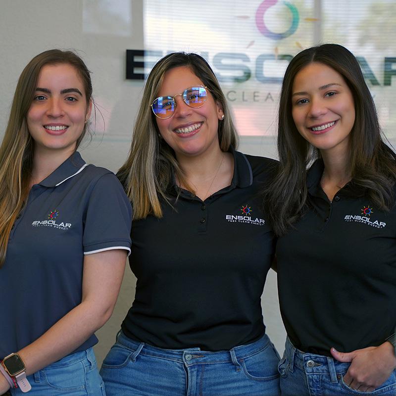 Part of our customer service team