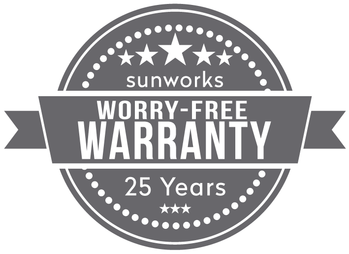 25 Year Worry-Free-Warranty