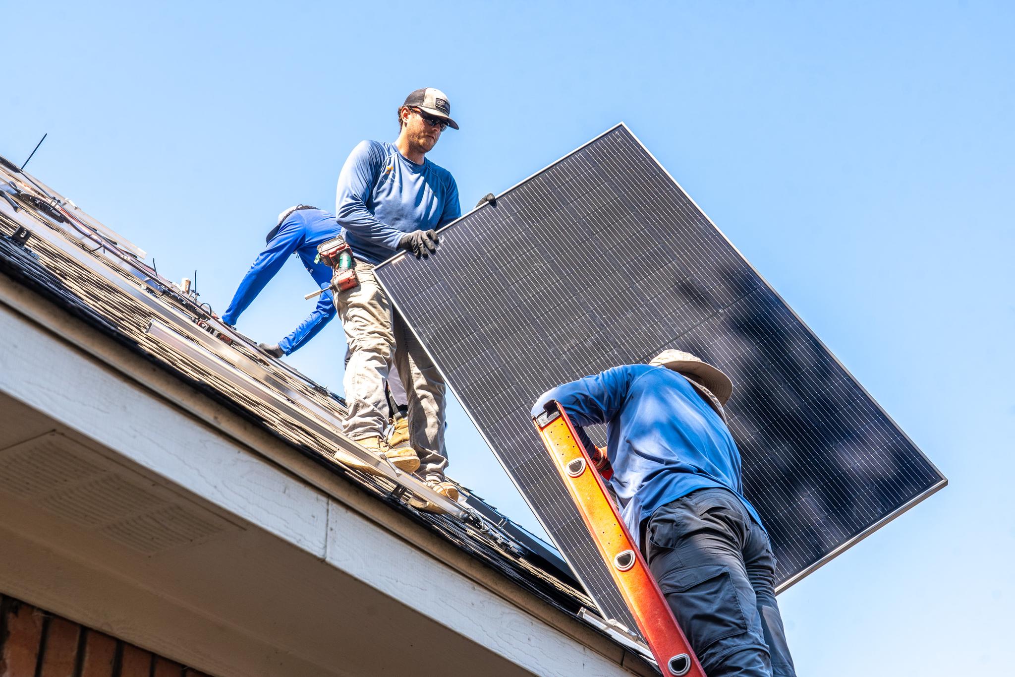 Solar Installation In Progress