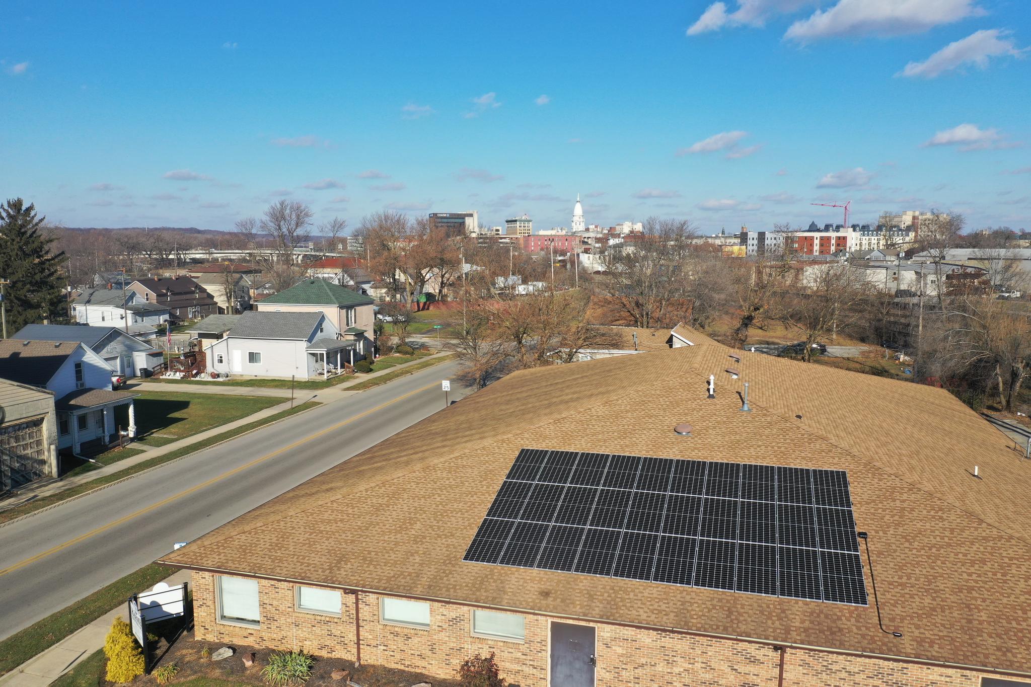 Asphalt Roof Mounted Array