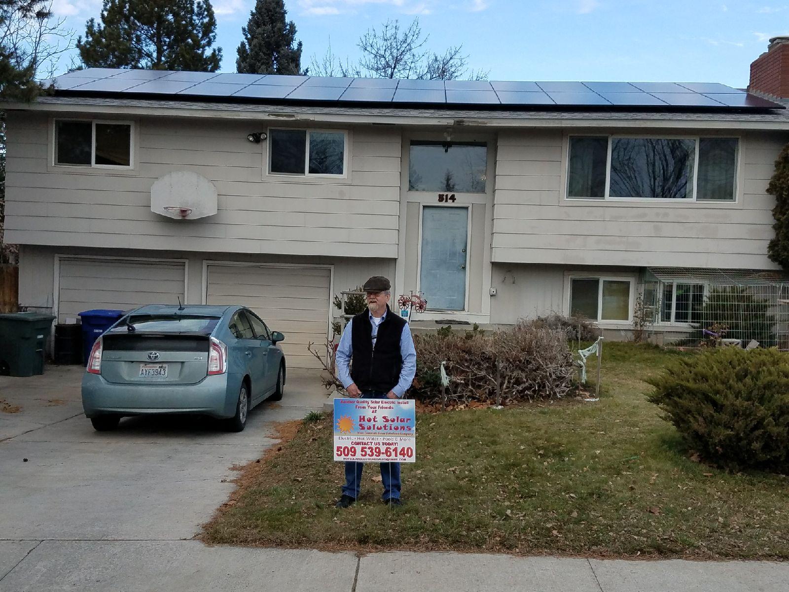 Another Happy Hot Solar Solutions Customer