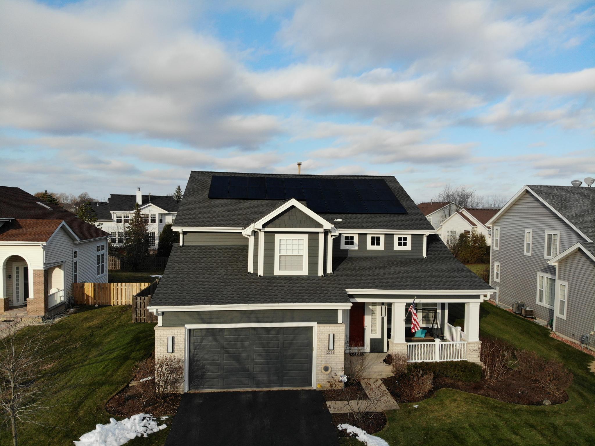 A 10 kW system in Buffalo Grove.