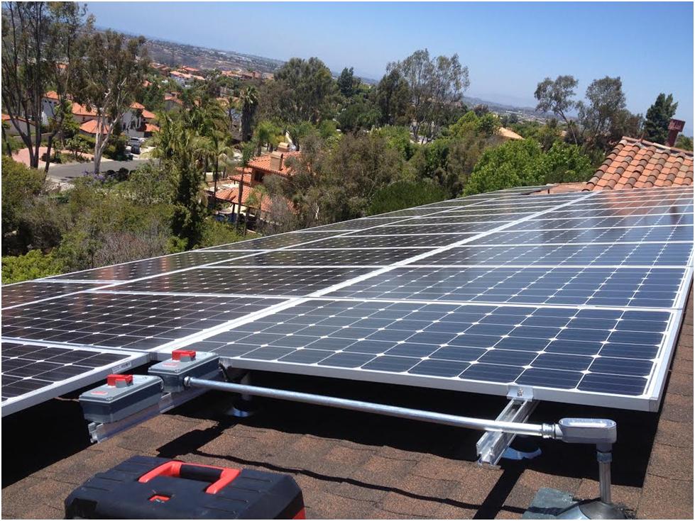 8.9kW residential installation in North SD County