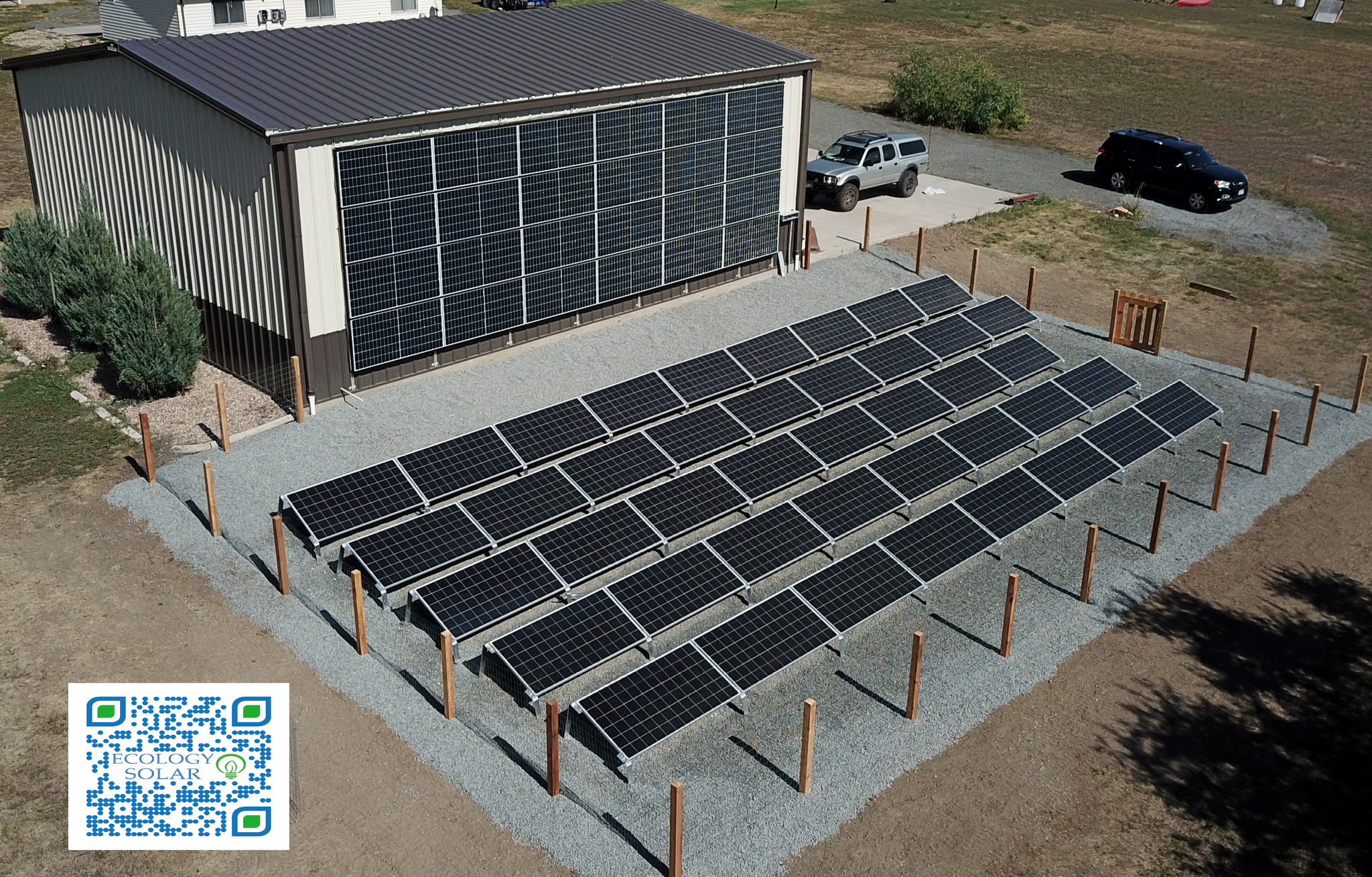 Arvada, CO Ground Mount + Vertical Wall Mount