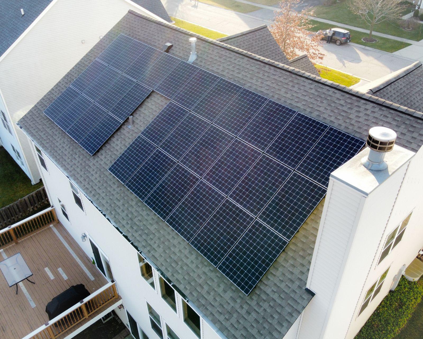 This produces almost all the energy this home need.  What does your roof do?