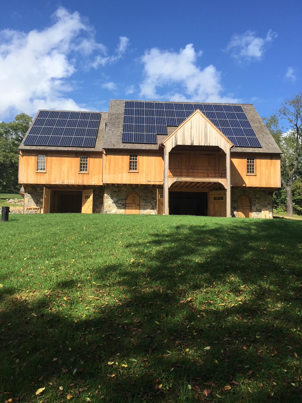 Solar Powered Barn