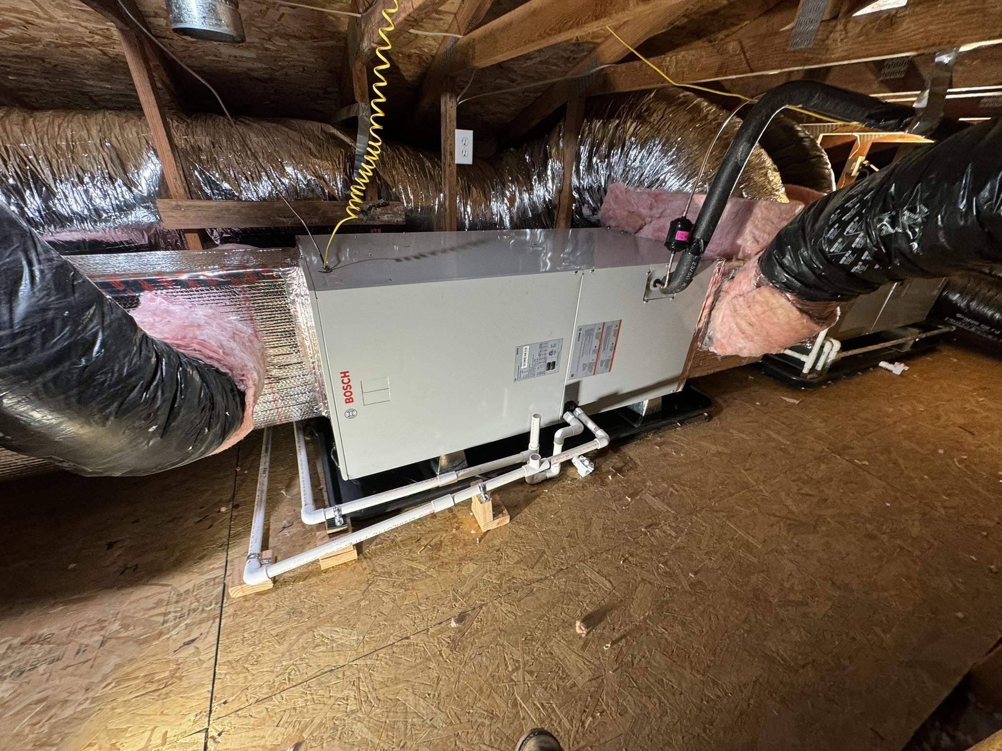 Twin Bosch 20 SEER Air handler Installation Unit 1
