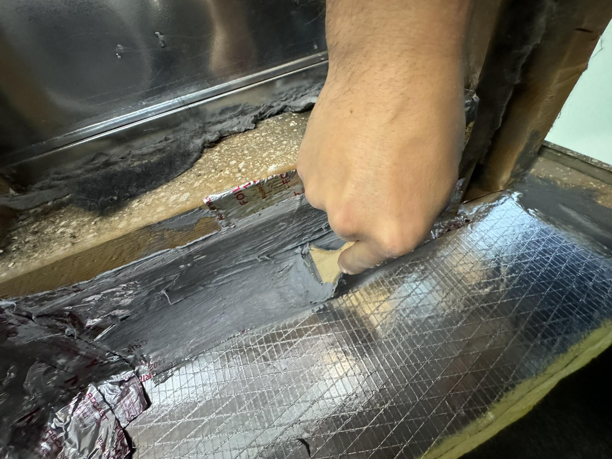 No job is complete without some good  duct sealing to ensure minimal leaks and optimal performance