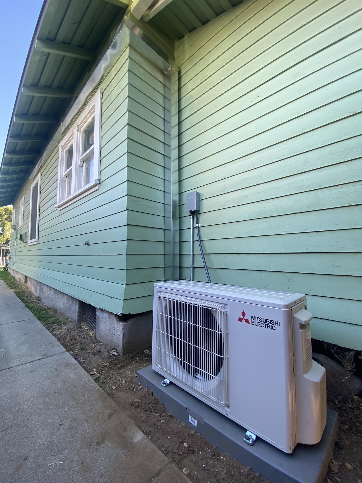 Mitsubishi High Efficiency Minisplit heat-pump condenser