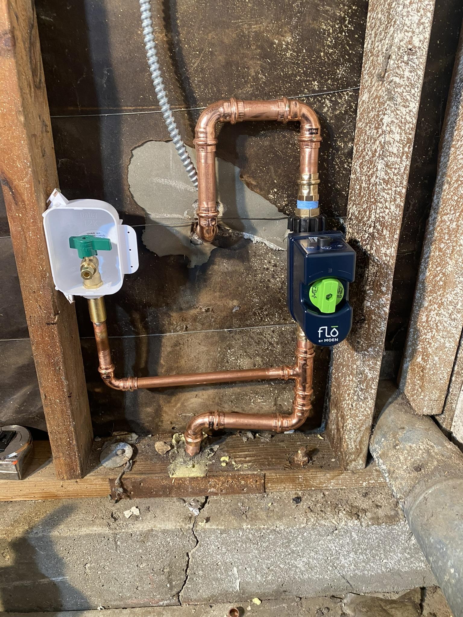 Moen Flo Smart water Monitor Ensures your home is safe from pipe burst flood and unusual water consumption.