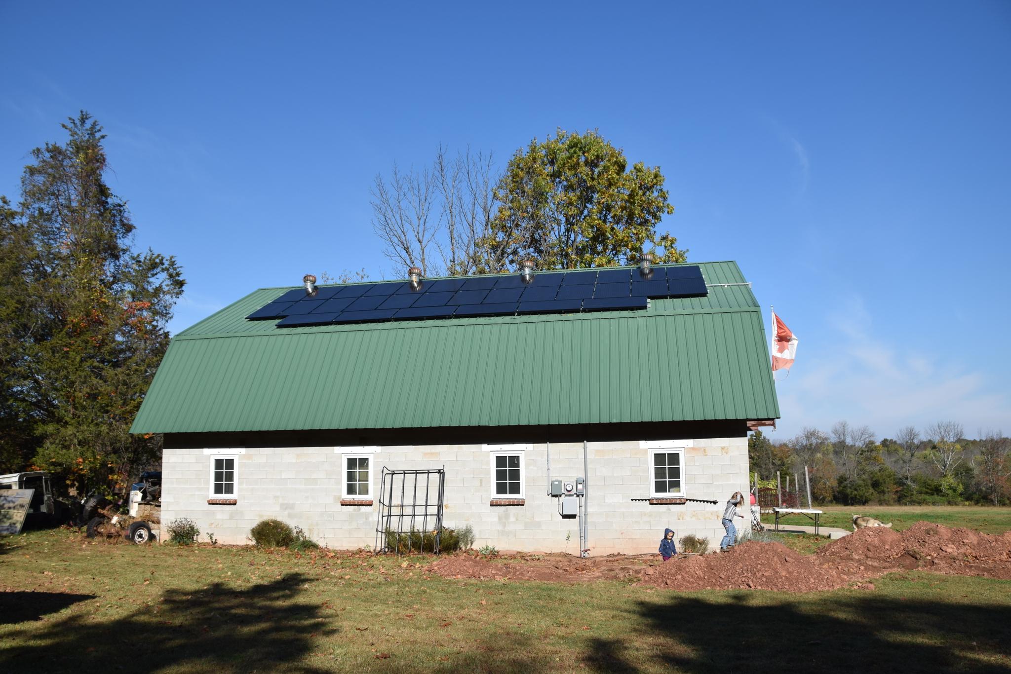 Barn roof top PV
