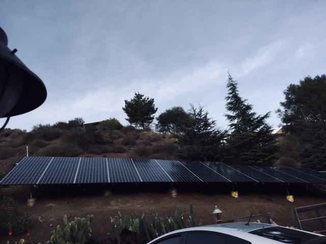 MCHS Solar on Gym Roof