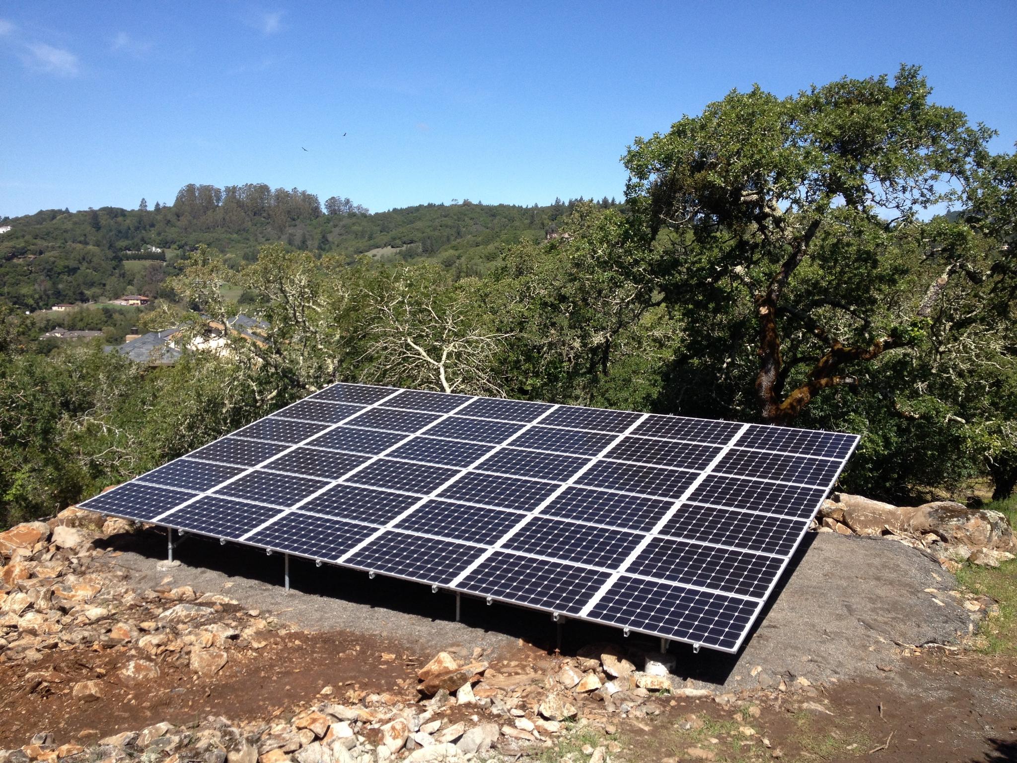 10kW Ground Mount in Santa Rosa