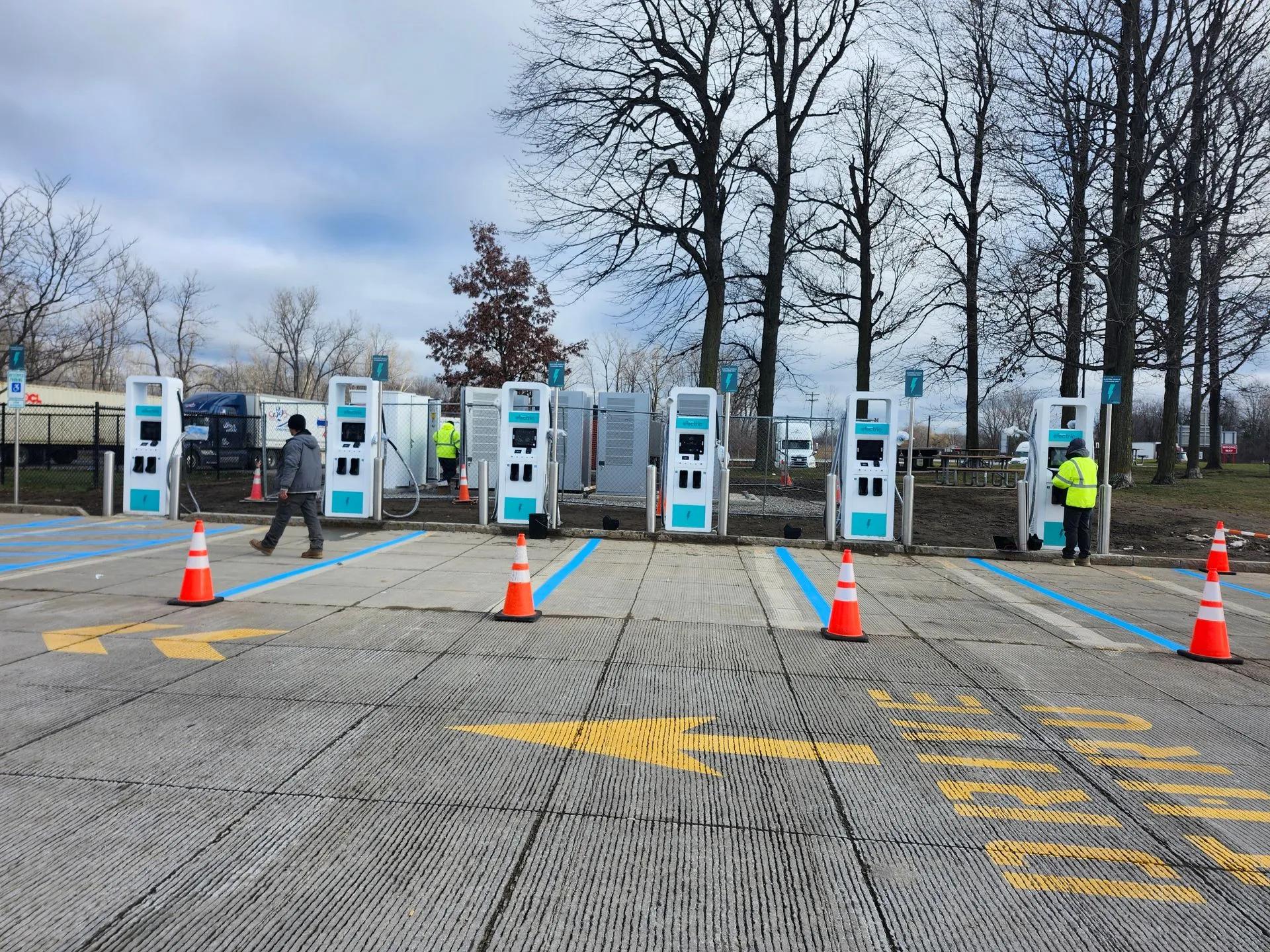 EV chargers installed at Clarence Travel Plaza