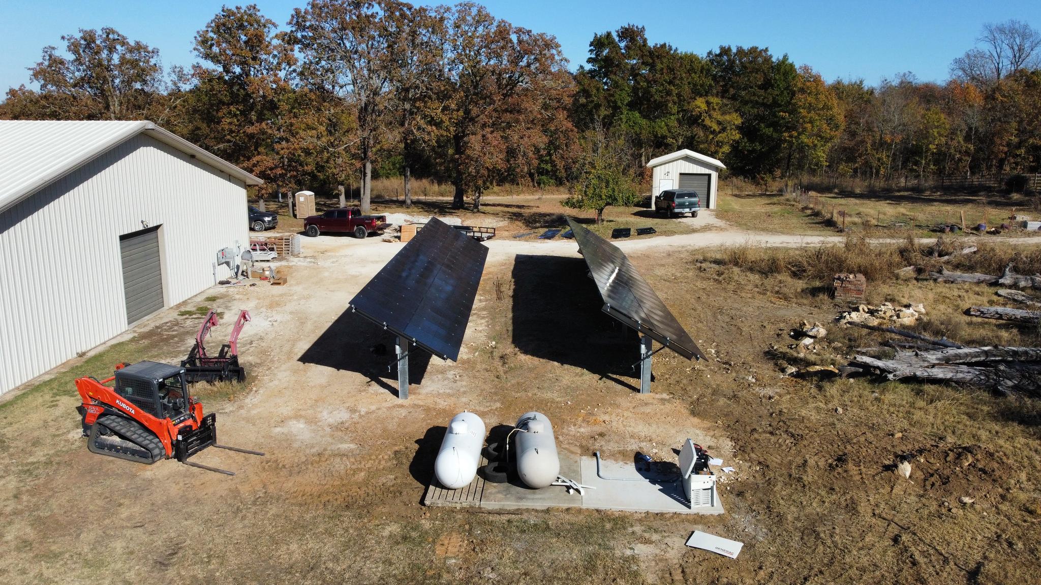 Large-scale residential micro grid in SE Oklahoma, engineered for reliable, long-term power. Details matter  when building a system to last.