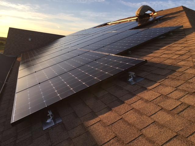 LG solar panels installed in Riverview, FL
