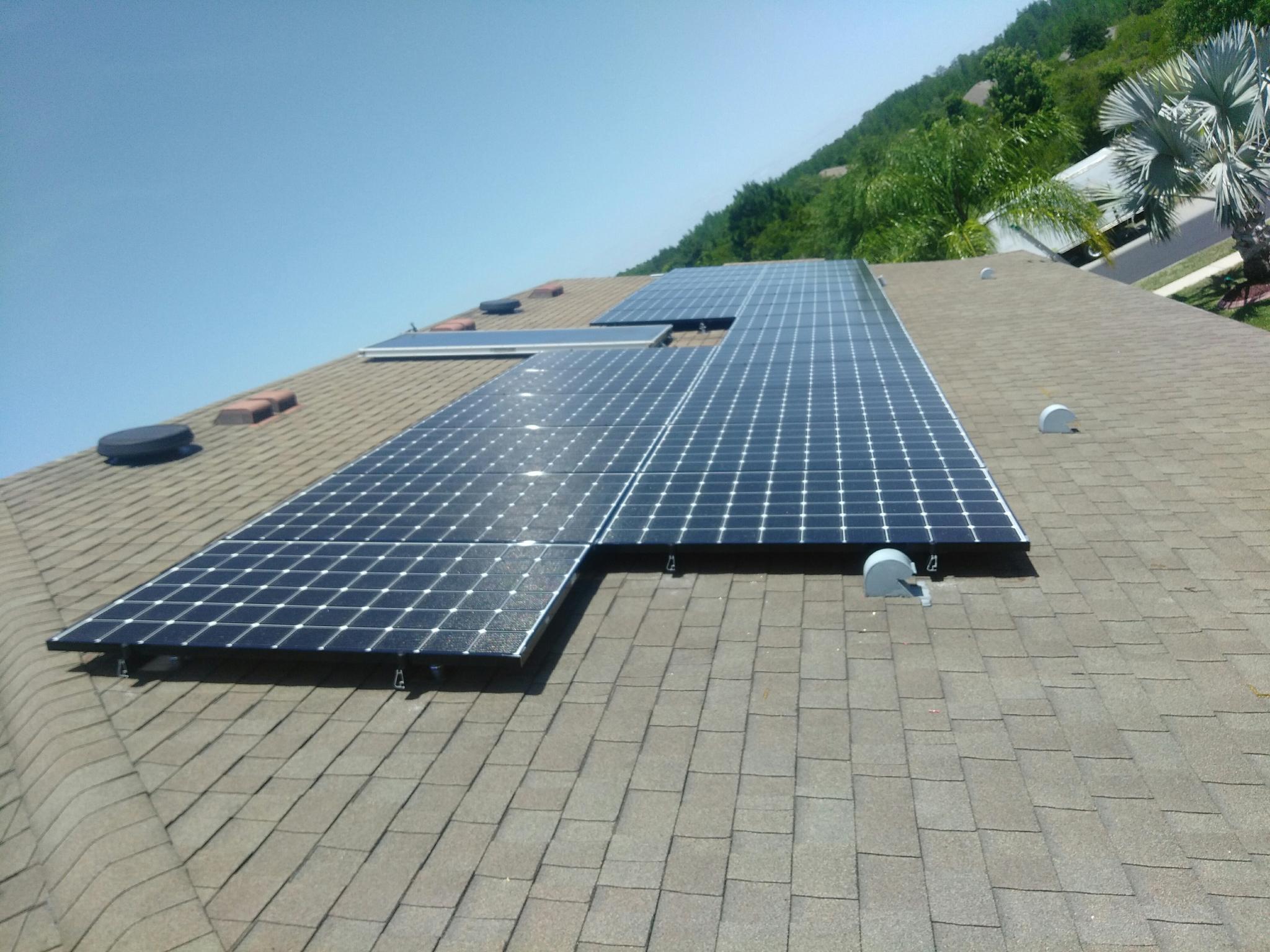 Solar Panels installed in Wesley Chapel, FL