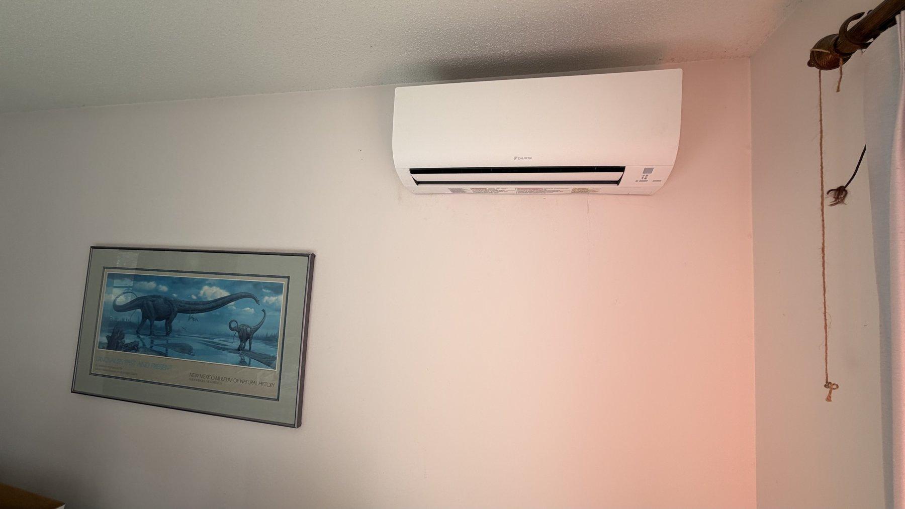 Indoor ductless mini split heat pump