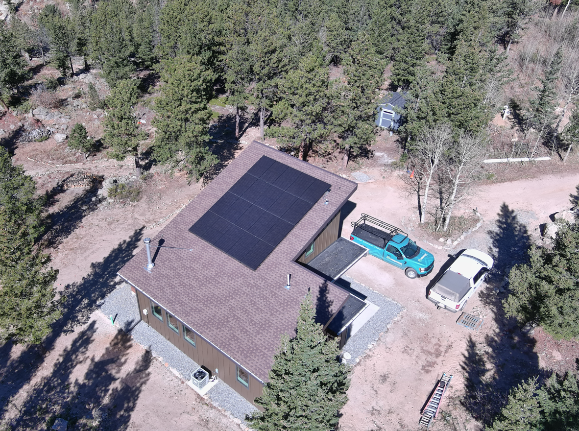 An off grid project we did in Nederland