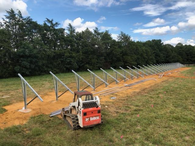 53kW Ground Mount in Process - Unirac GFT - Looks great!
