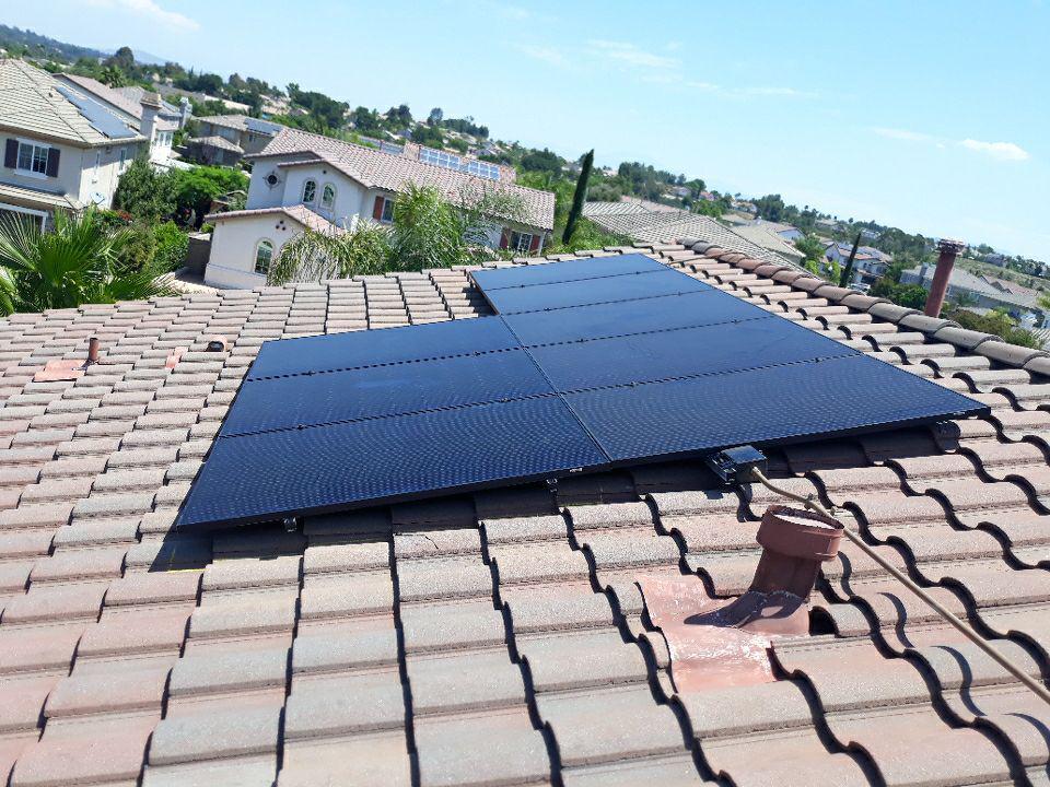 Curved Tile Roof Installation