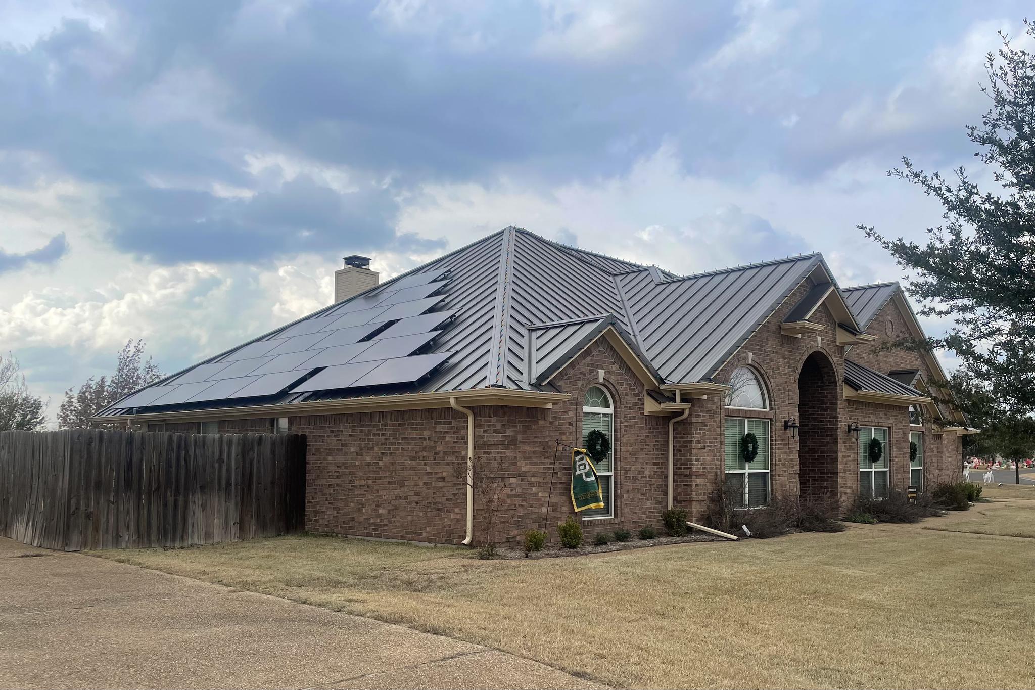 Texas solar install